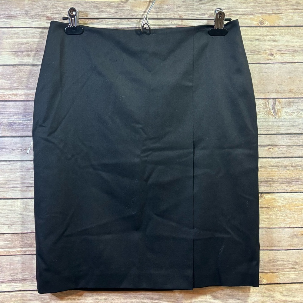 Brooks Brothers Black Wool Skirt Size 8
